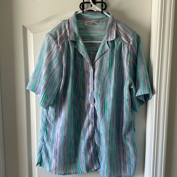 Allison Daley Button Up Top size 14 - Picture 1 of 3